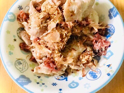 【爽やか爽快男子レシピ】豚肉の梅カツオ味炒め